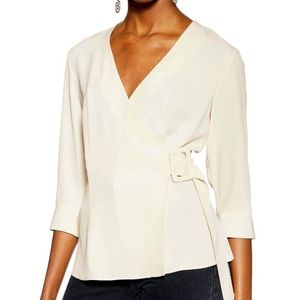 Top Shop Wrap Blouse